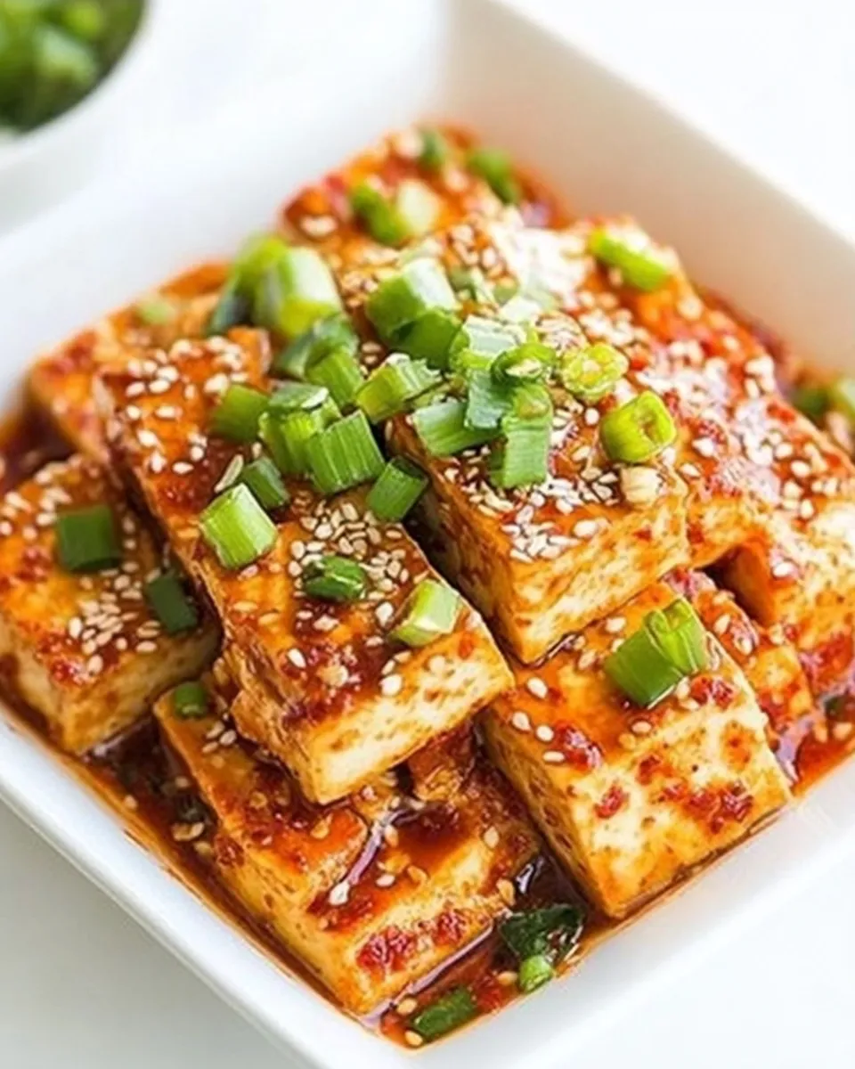 Delicious Spicy Korean Tofu recipe image