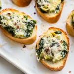 Delicious Spinach-Artichoke Crostini photo