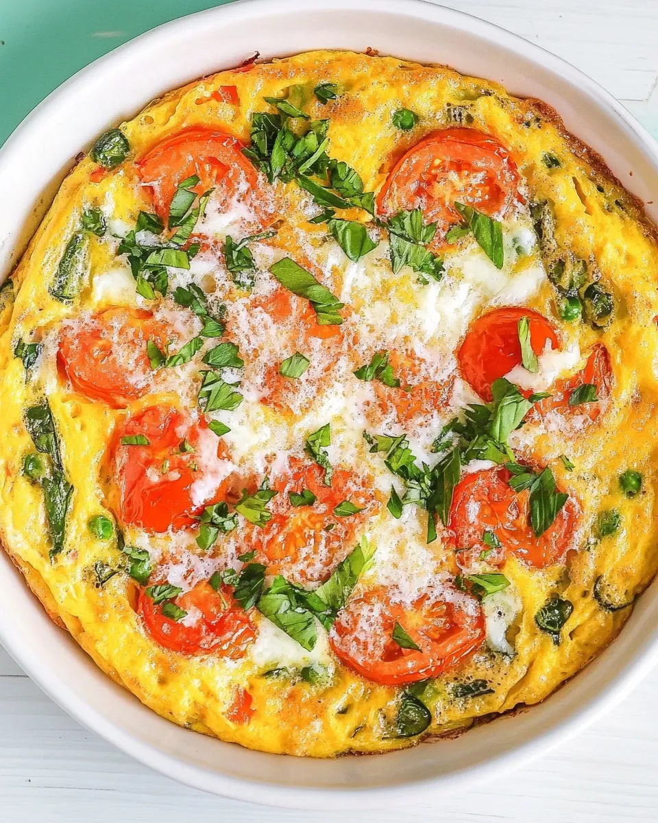Homemade Squash and Tomato Oven Frittata photo