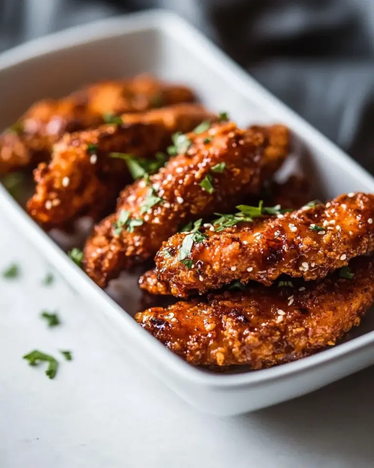 Homemade Sriracha Honey Chicken Tenders image