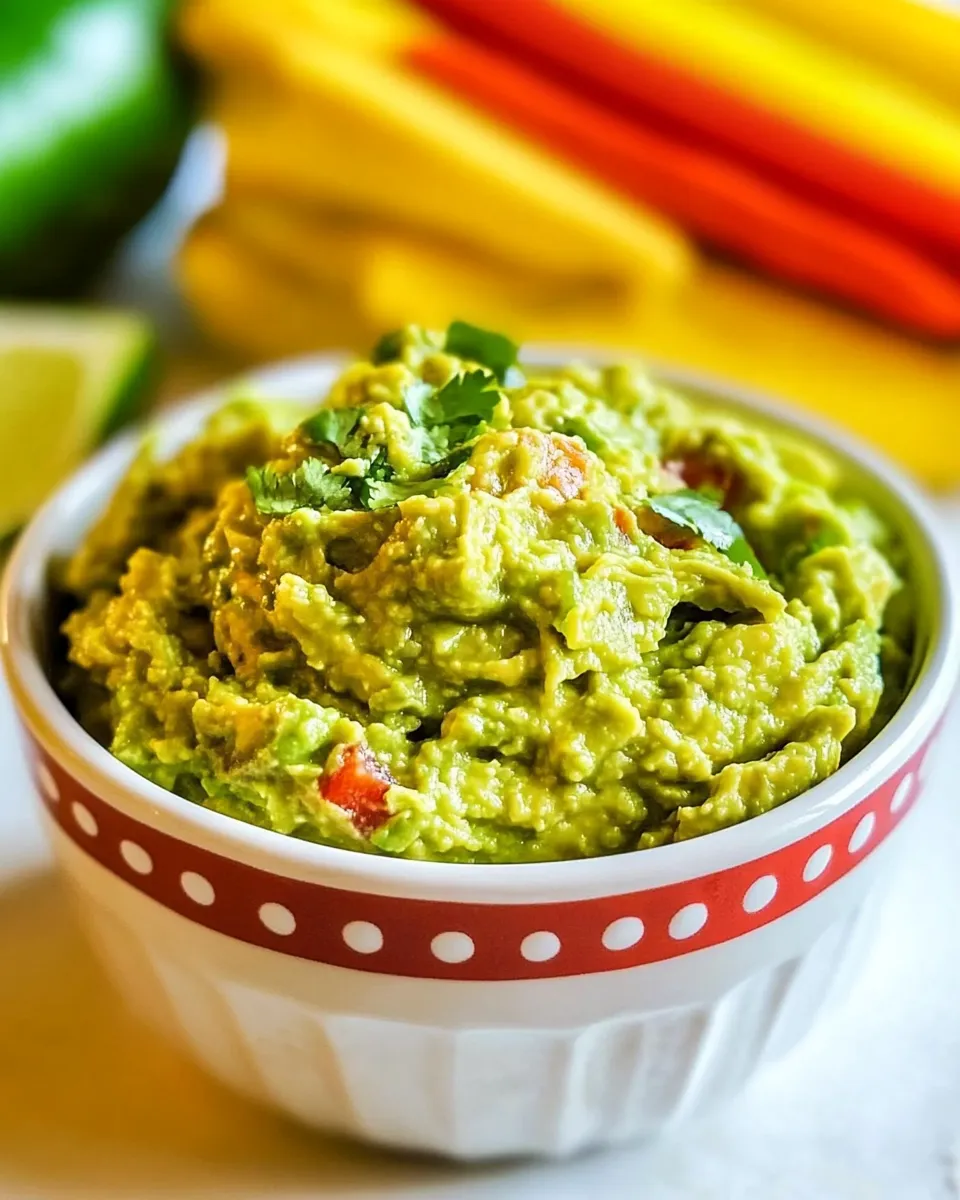 Delicious Stay Green Prepare Ahead Guacamole shot