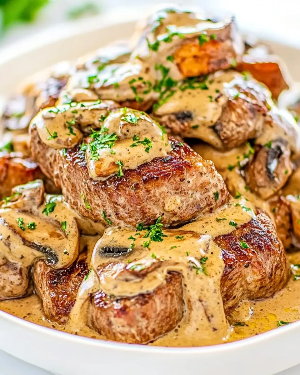 Homemade Steak Marsala Recipe with Creamy Mushroom Sauce (Restaurant Quality!) photo