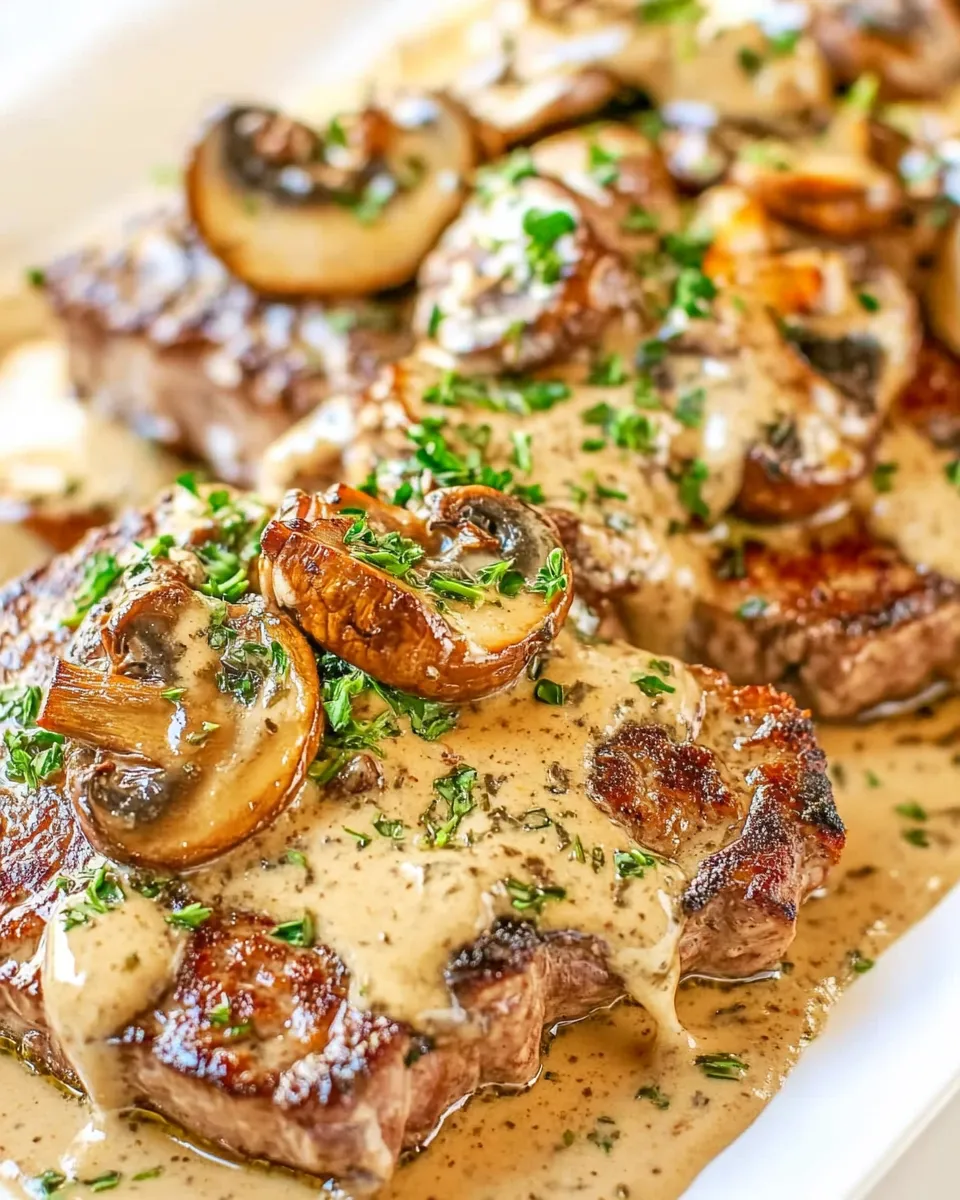 Delicious Steak Marsala Recipe with Creamy Mushroom Sauce (Restaurant Quality!) shot