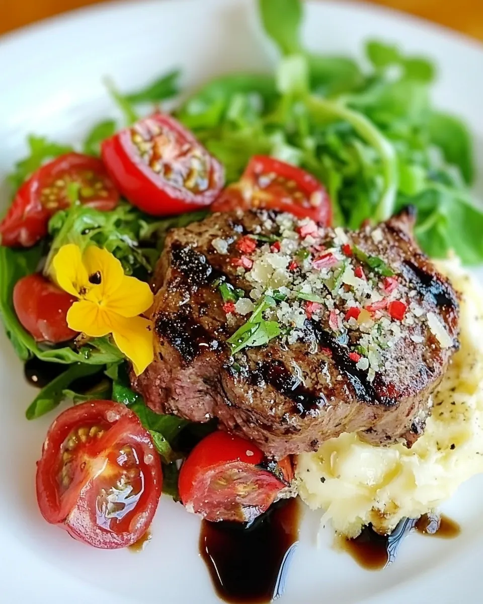 Easy Steak with Parmesan Butter and Balsamic Glaze picture