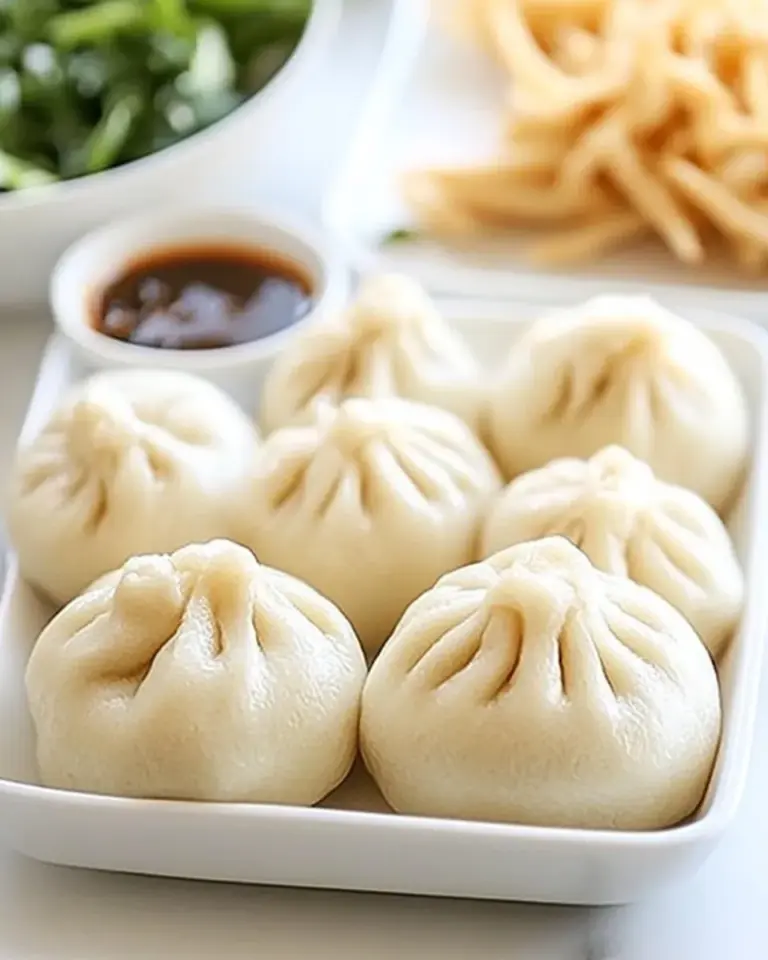 Homemade Steamed Chicken Buns photo