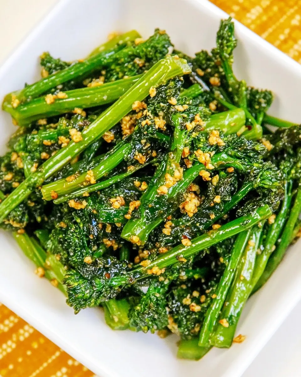 Delicious Stir-Fried Broccolini shot