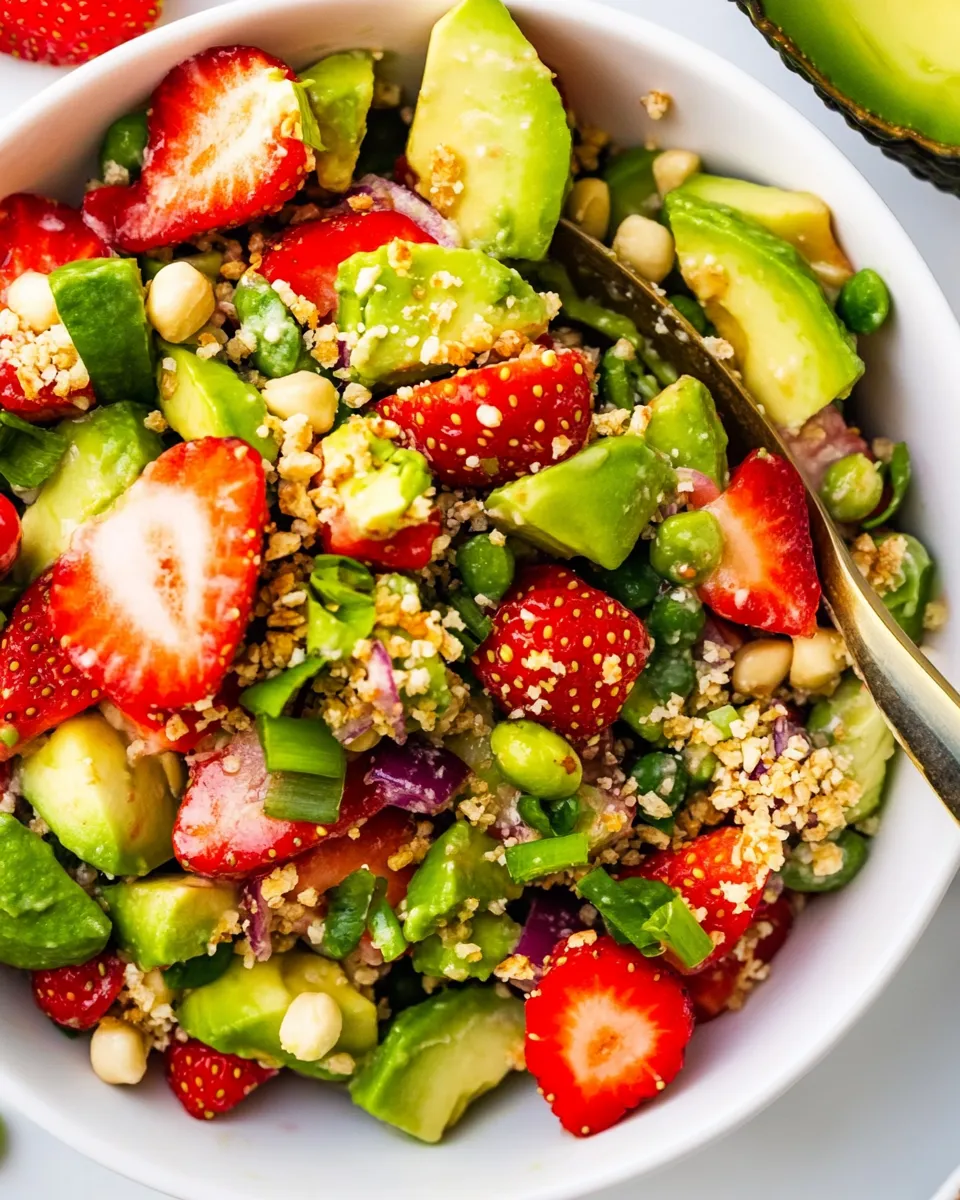 Classic Strawberry Avocado Crunch Salad image