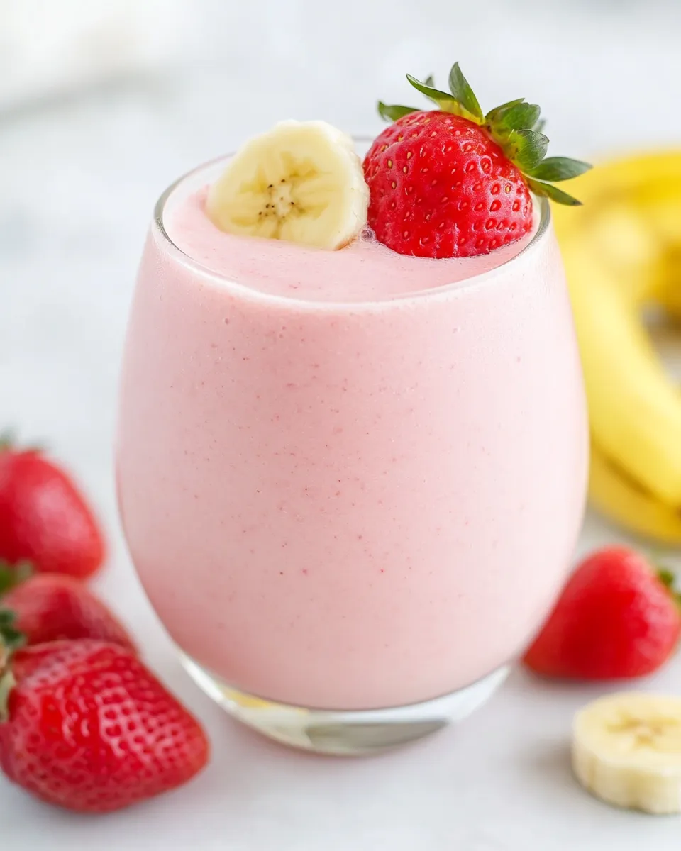 Classic Strawberry Banana Smoothie image