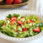 Homemade Strawberry Romaine Salad photo