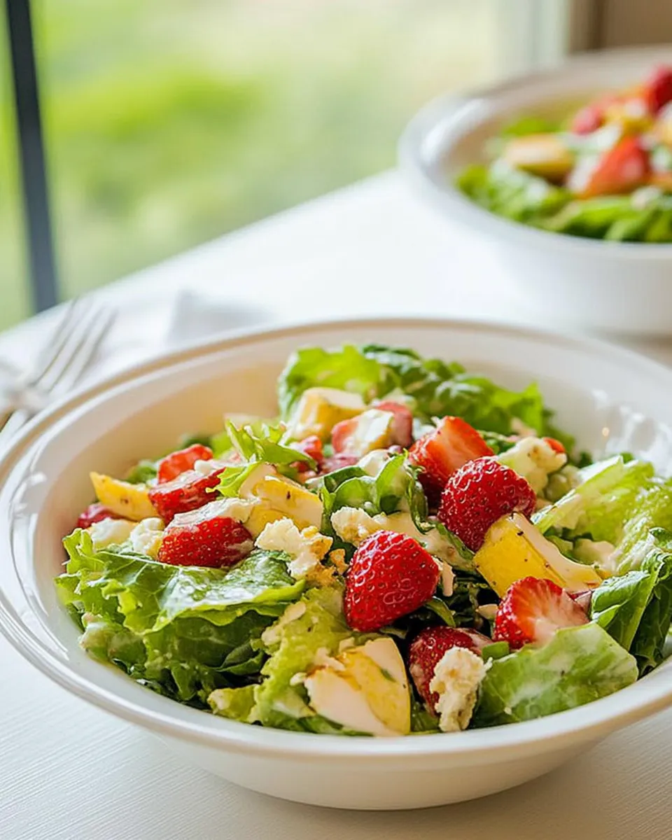 Easy Strawberry Romaine Salad picture