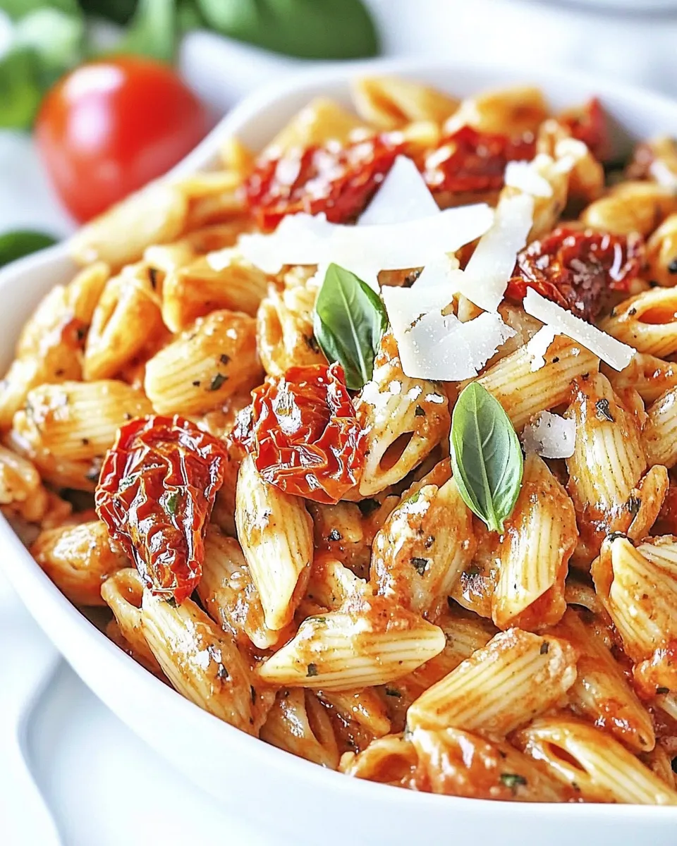 Classic Sun-dried Tomato Pesto Pasta image