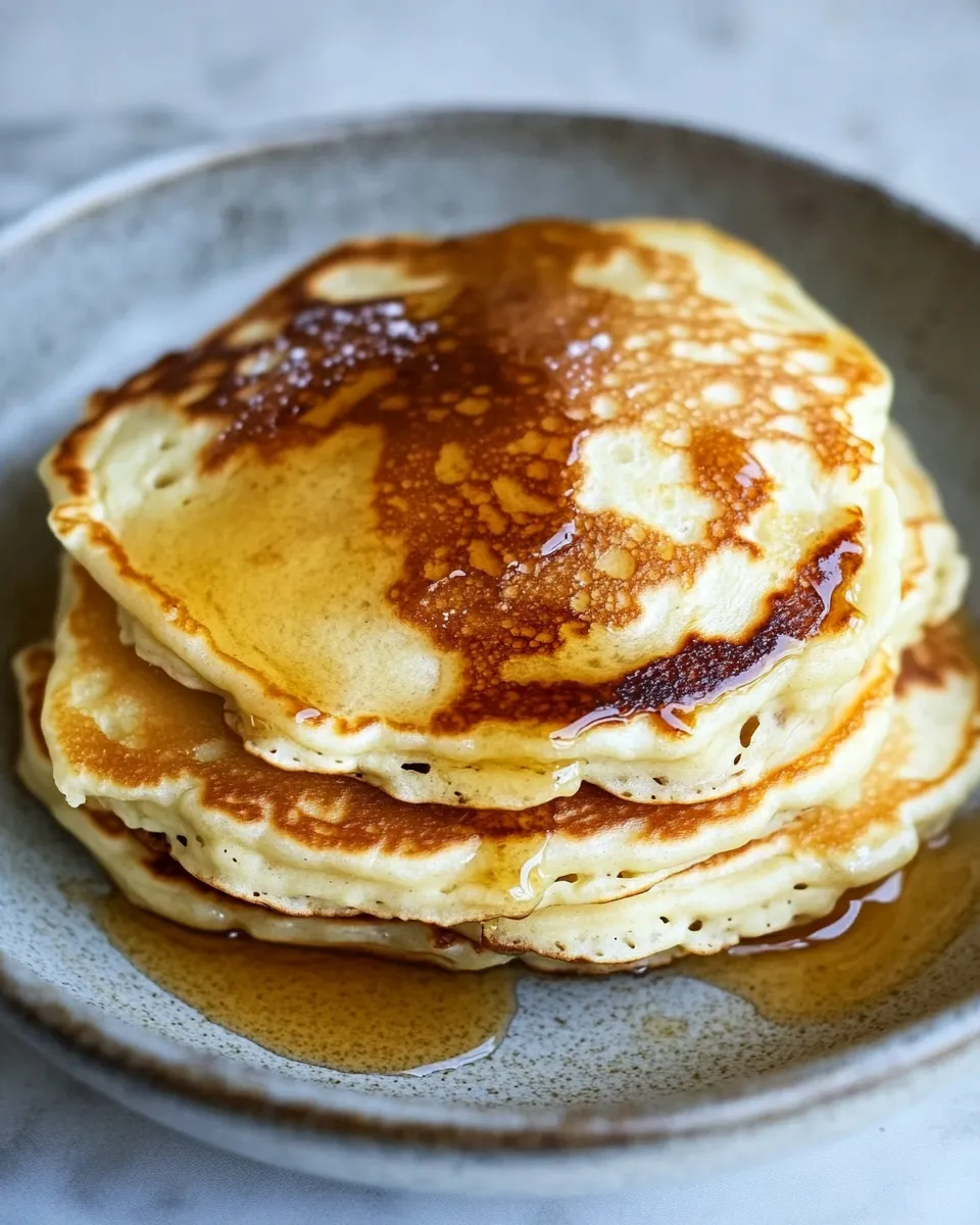 Delicious Super Easy Three-Ingredient Pancakes shot