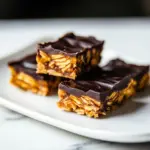 Homemade Super Healthy Peanut Butter Date Special K-Bars. photo