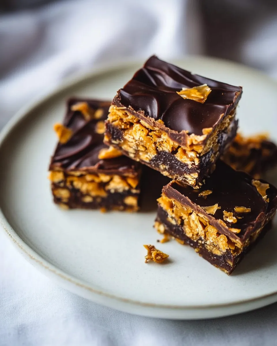 Classic Super Healthy Peanut Butter Date Special K-Bars. image
