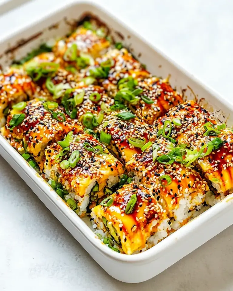 Homemade Sushi Bake Recipe photo