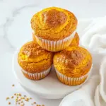 Homemade Sweet Pumpkin Cornbread Muffins photo