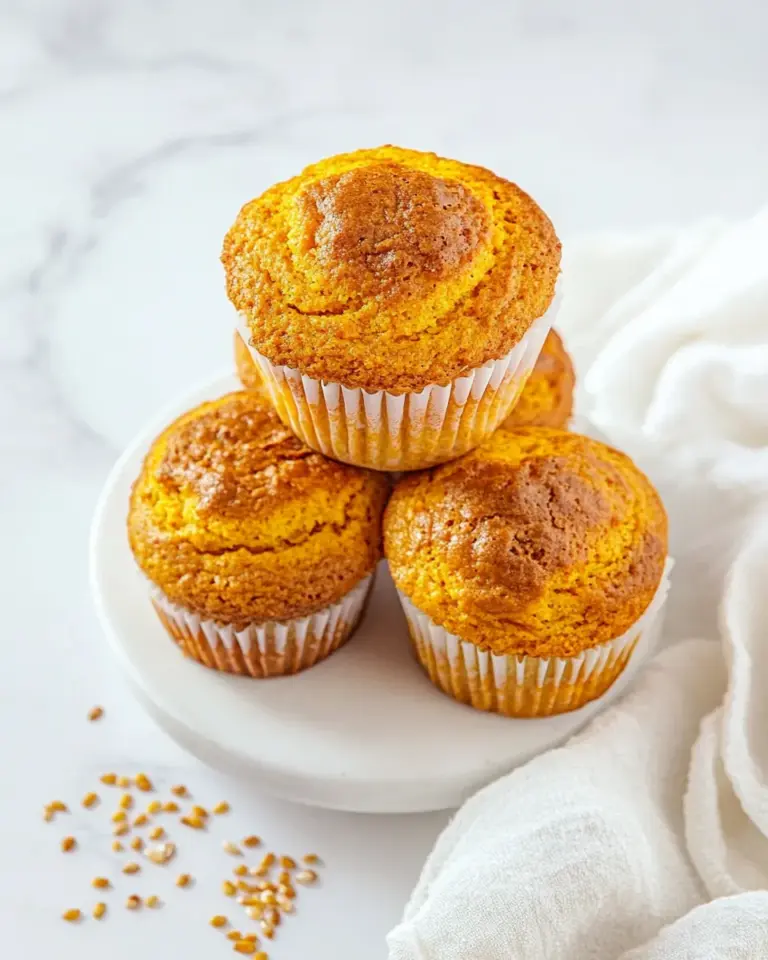 Homemade Sweet Pumpkin Cornbread Muffins photo