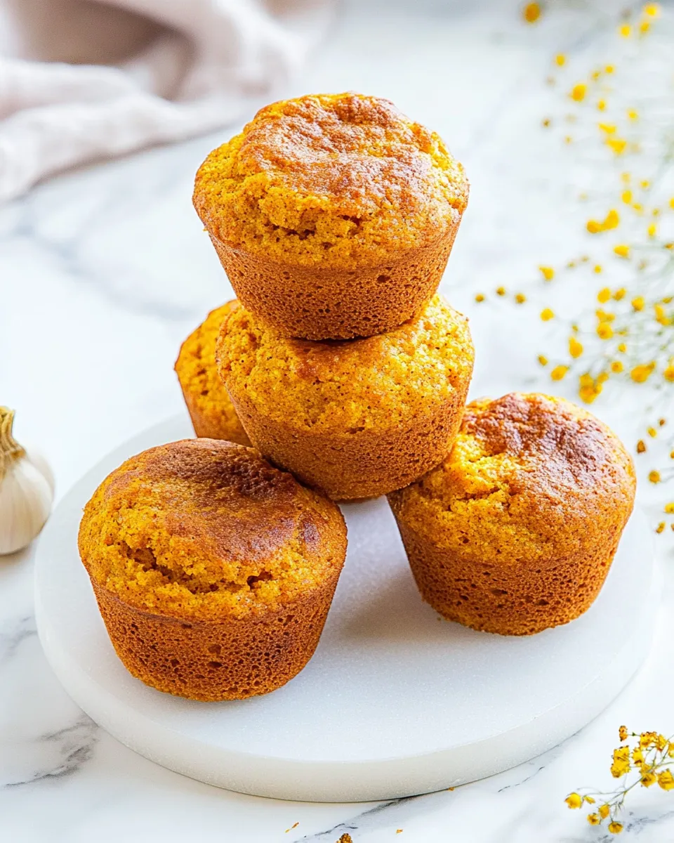 Delicious Sweet Pumpkin Cornbread Muffins shot