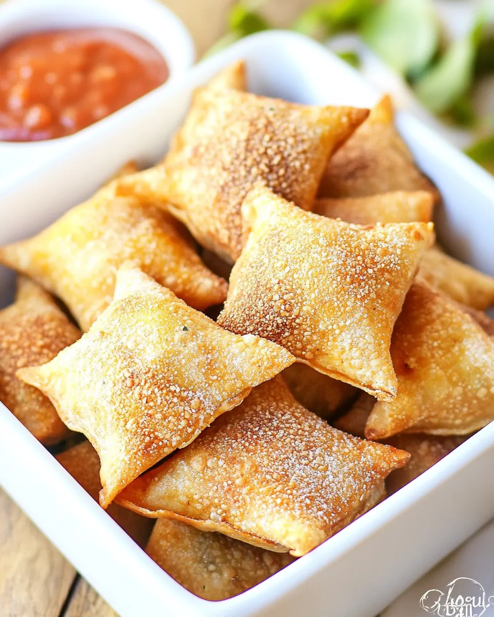 Delicious Taco Bell Wontons shot