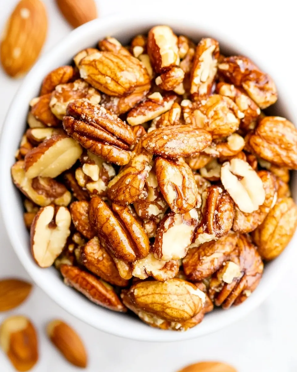 Homemade Tamari Roasted Nuts (Savory!) photo