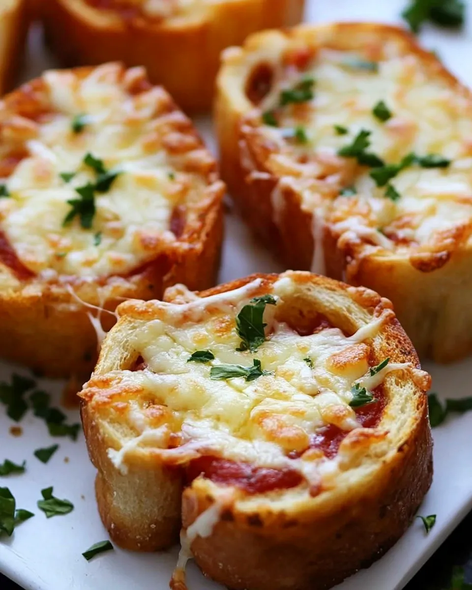 Homemade Texas Toast Garlic Bread Pizza photo