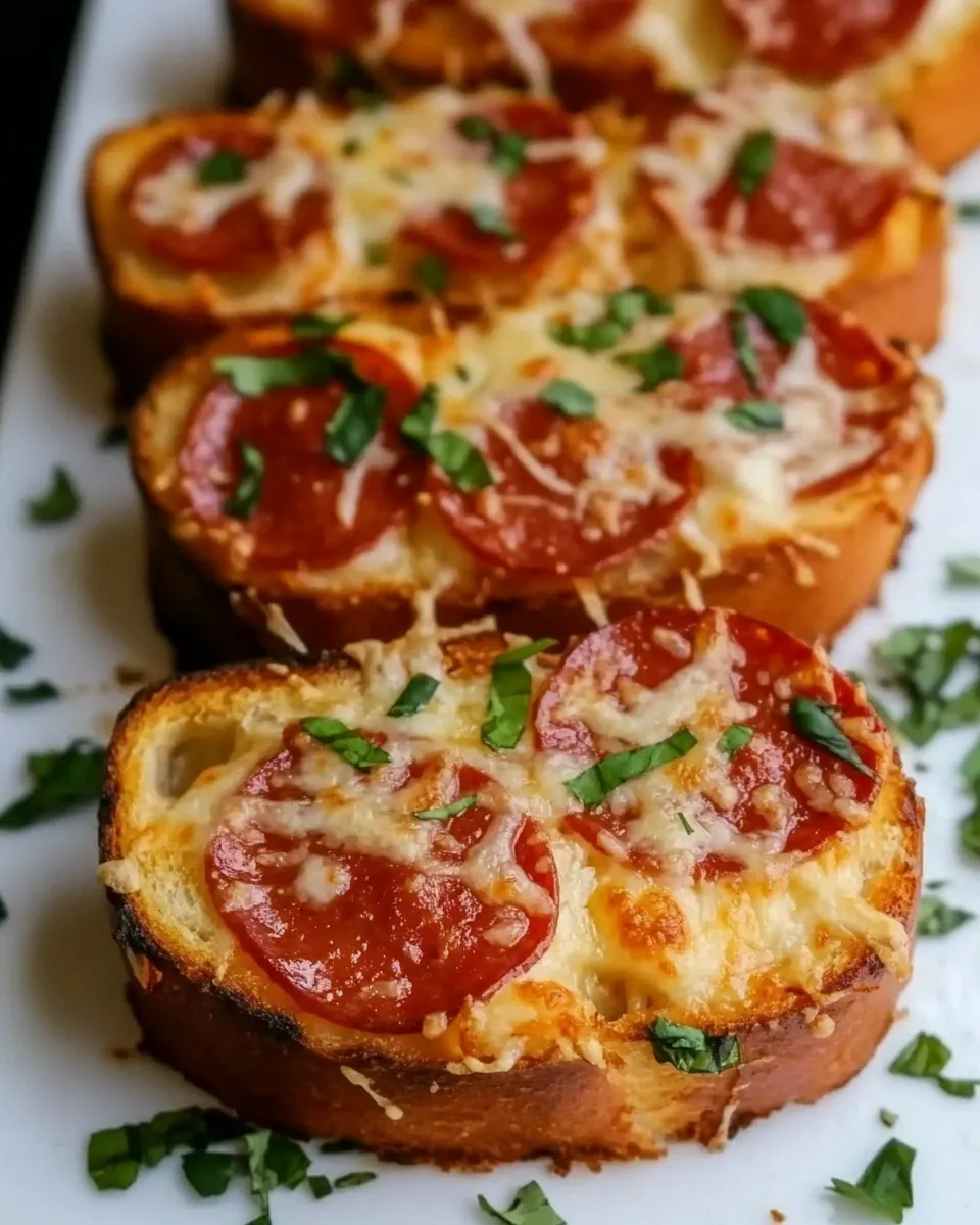 Classic Texas Toast Garlic Bread Pizza image