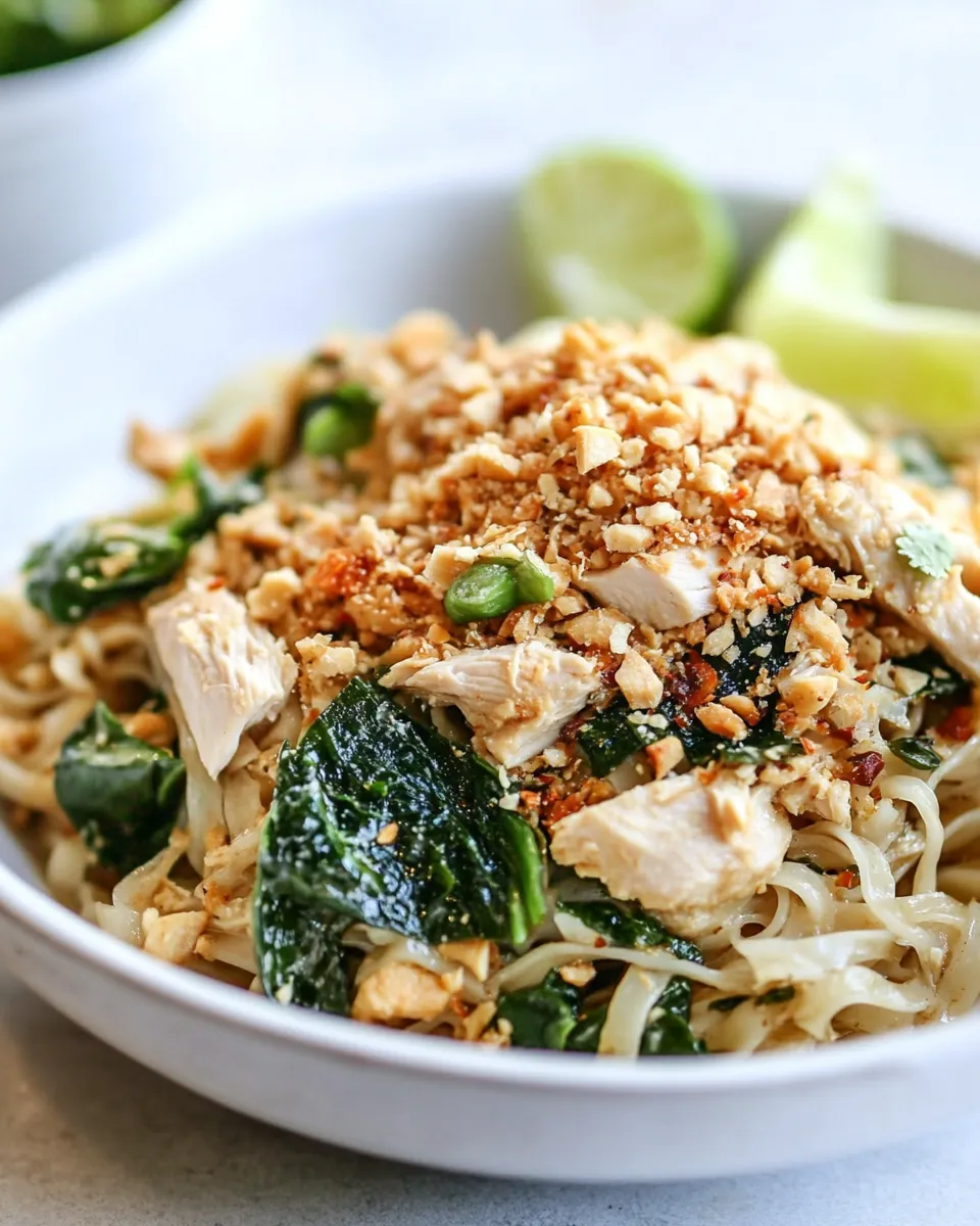Ultimate Thai-Style Chicken Street Noodles. picture