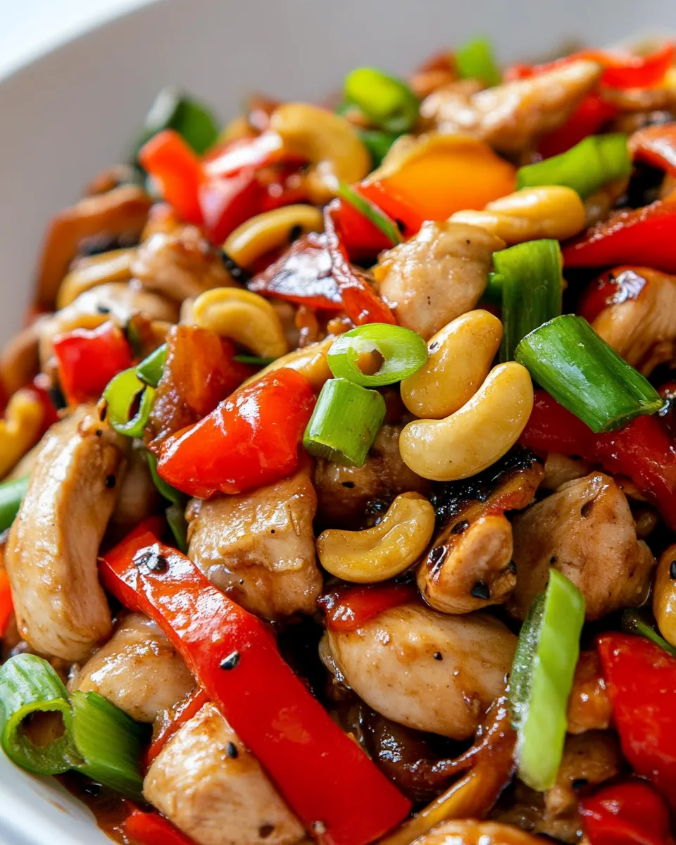 Easy Thai Cashew Chicken recipe photo