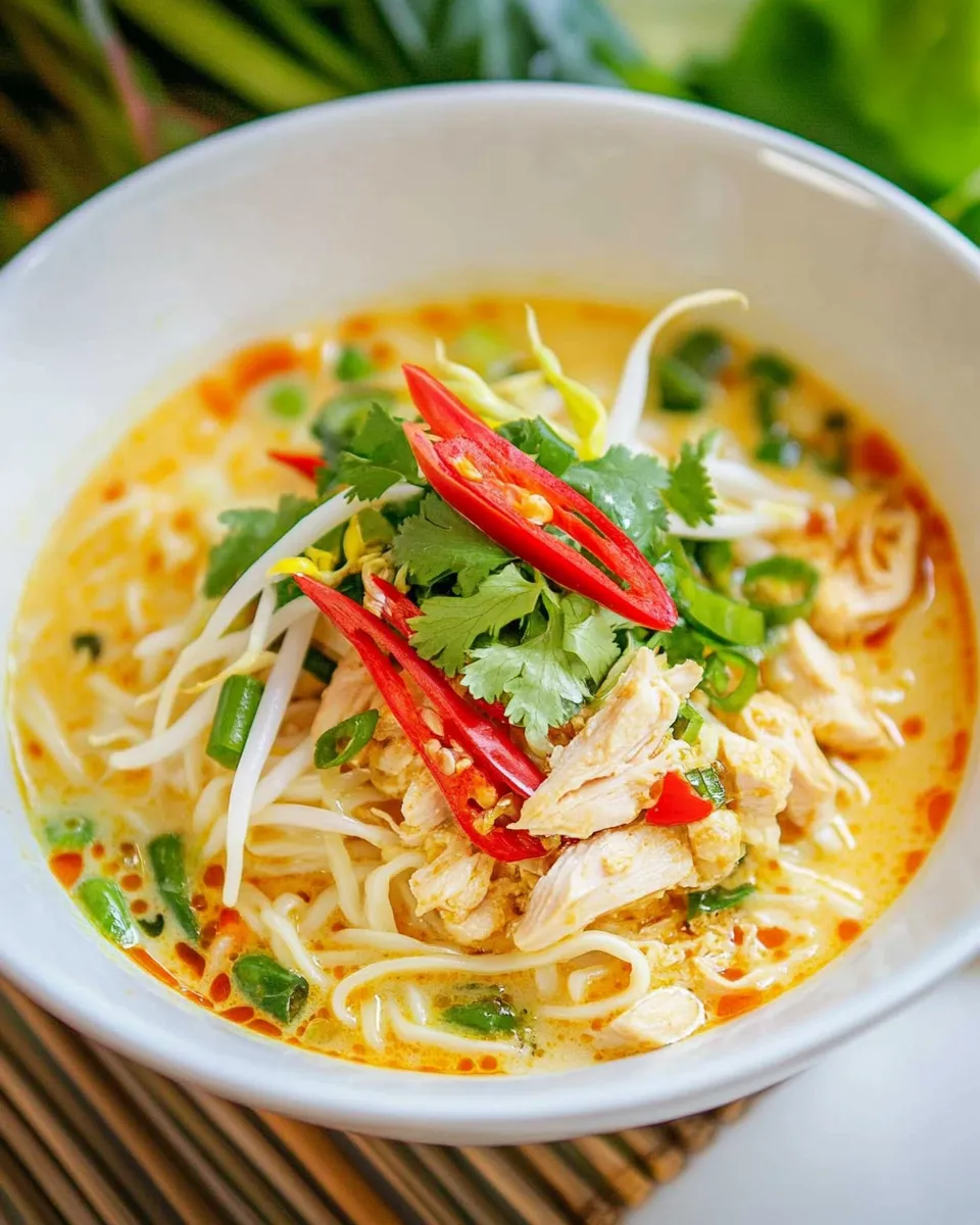 Easy Thai Chicken Ramen recipe photo