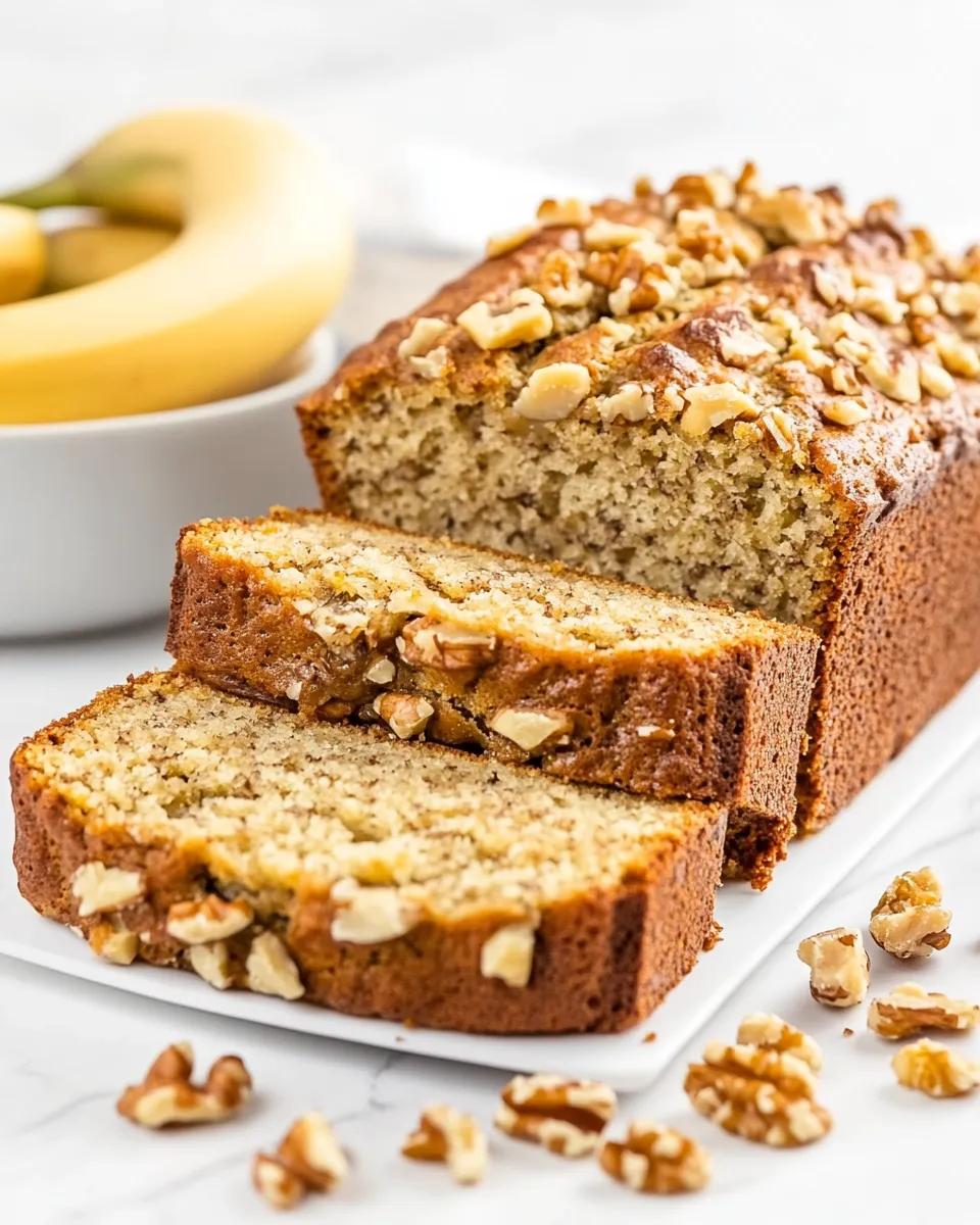 Homemade The BEST Banana Nut Bread photo