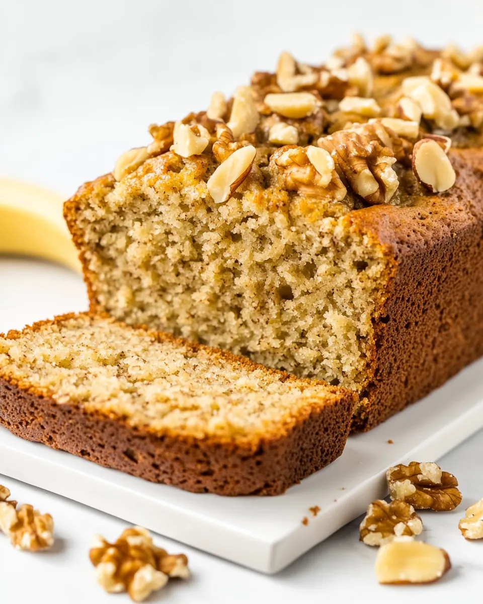 Delicious The BEST Banana Nut Bread shot