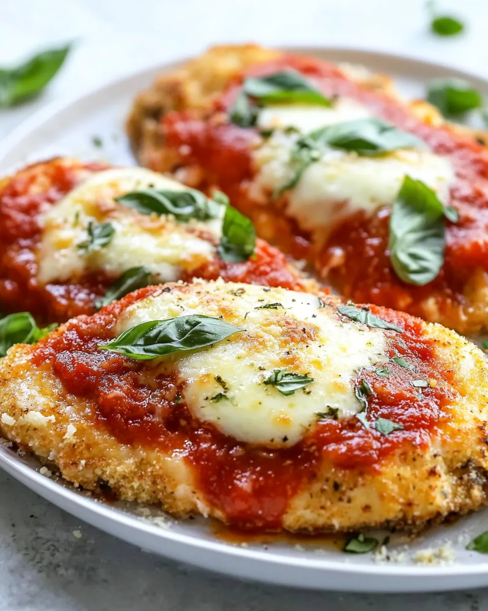 Delicious The Best Chicken Parmesan shot