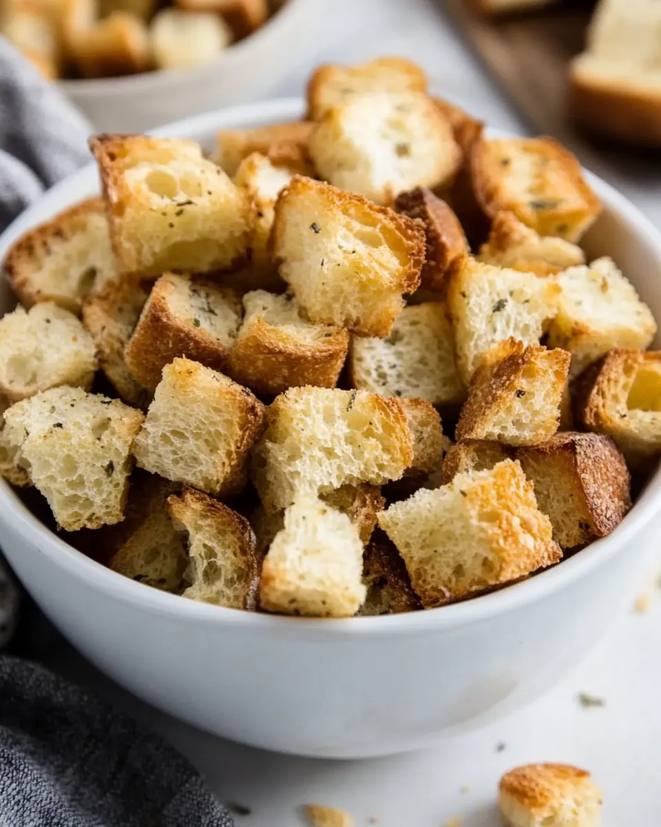 Homemade The Best Homemade Croutons Recipe image