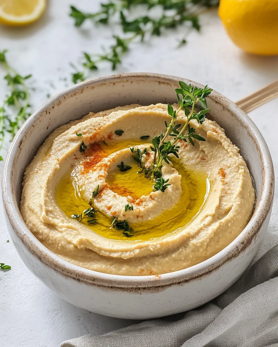 Delicious The Best Homemade Hummus Recipe (Really!) shot