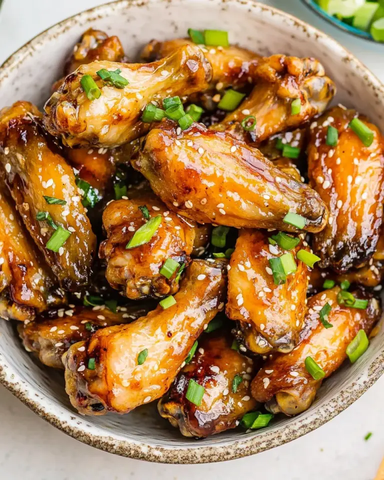 Homemade The Best Honey Garlic Chicken Wings photo