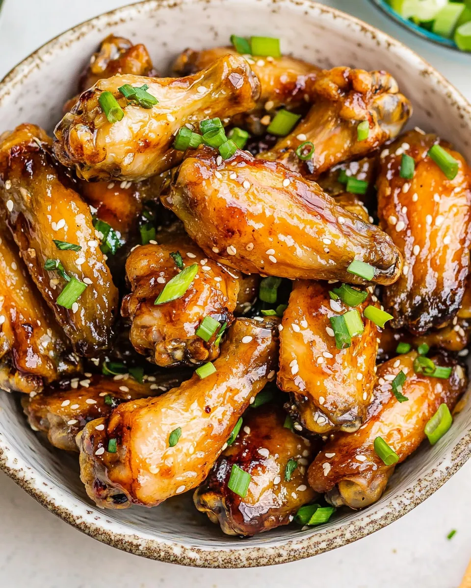 Homemade The Best Honey Garlic Chicken Wings photo