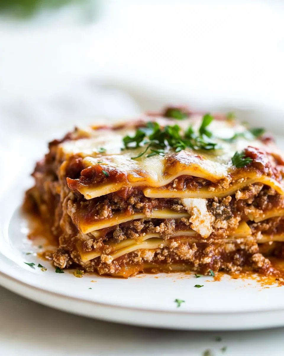 Delicious The Best Lasagna Recipe shot