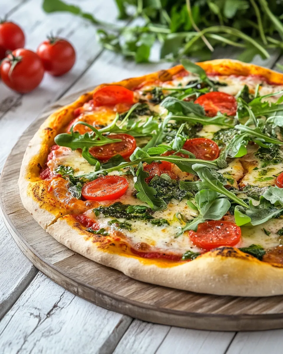 Delicious The Best Vegan Pizza shot