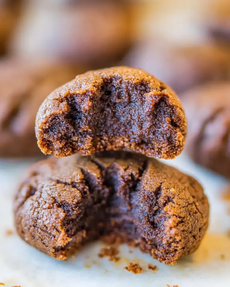 Homemade Thick and Soft Chocolate Peanut Butter Cookies photo