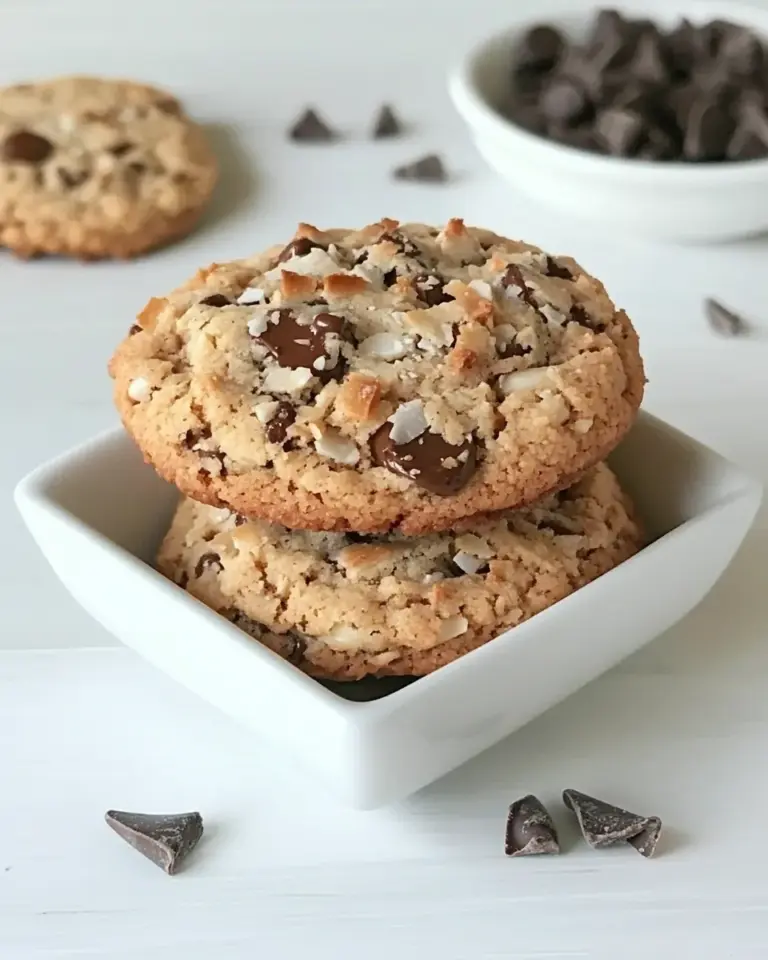 Homemade Toasted Coconut Chocolate Chunk Cookies photo