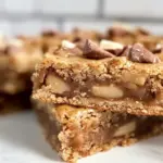 Homemade Toffee Blondies recipe photo