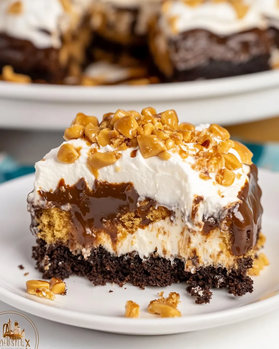 Homemade Toffee Poke Cake photo