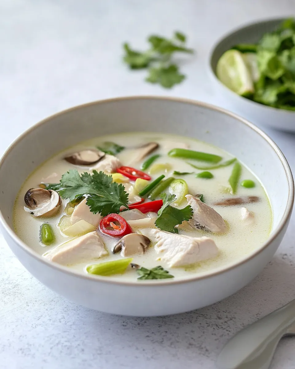 Easy Tom Kha Gai Soup dish photo