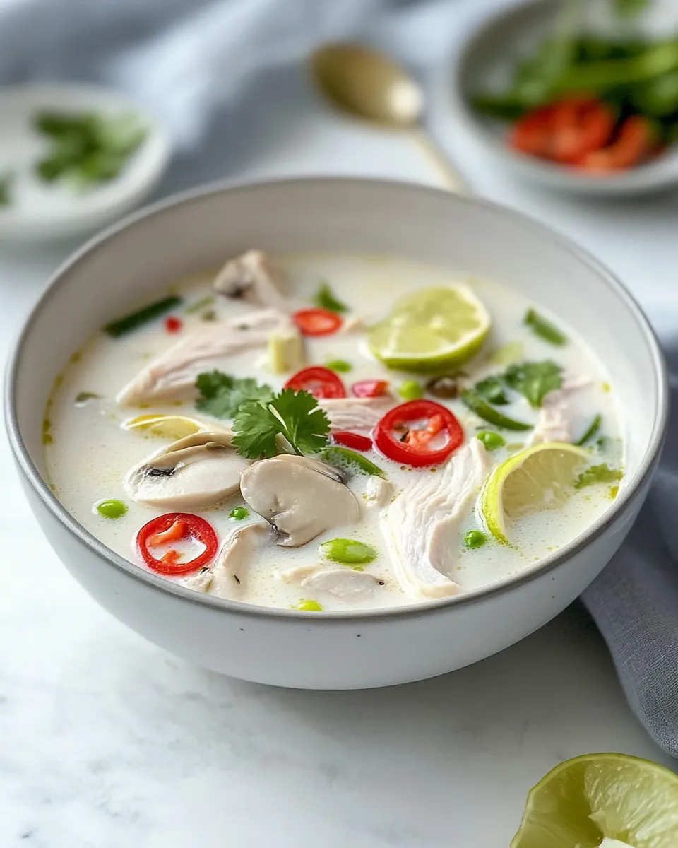 Delicious Tom Kha Gai Soup picture