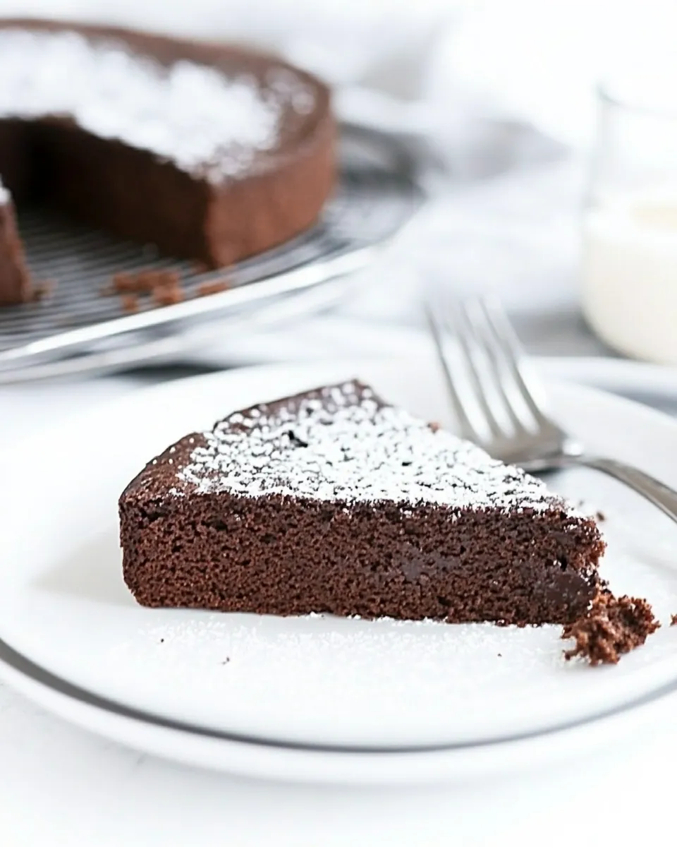 Classic Torta Caprese Recipe (Chocolate Almond Flourless Cake) photo