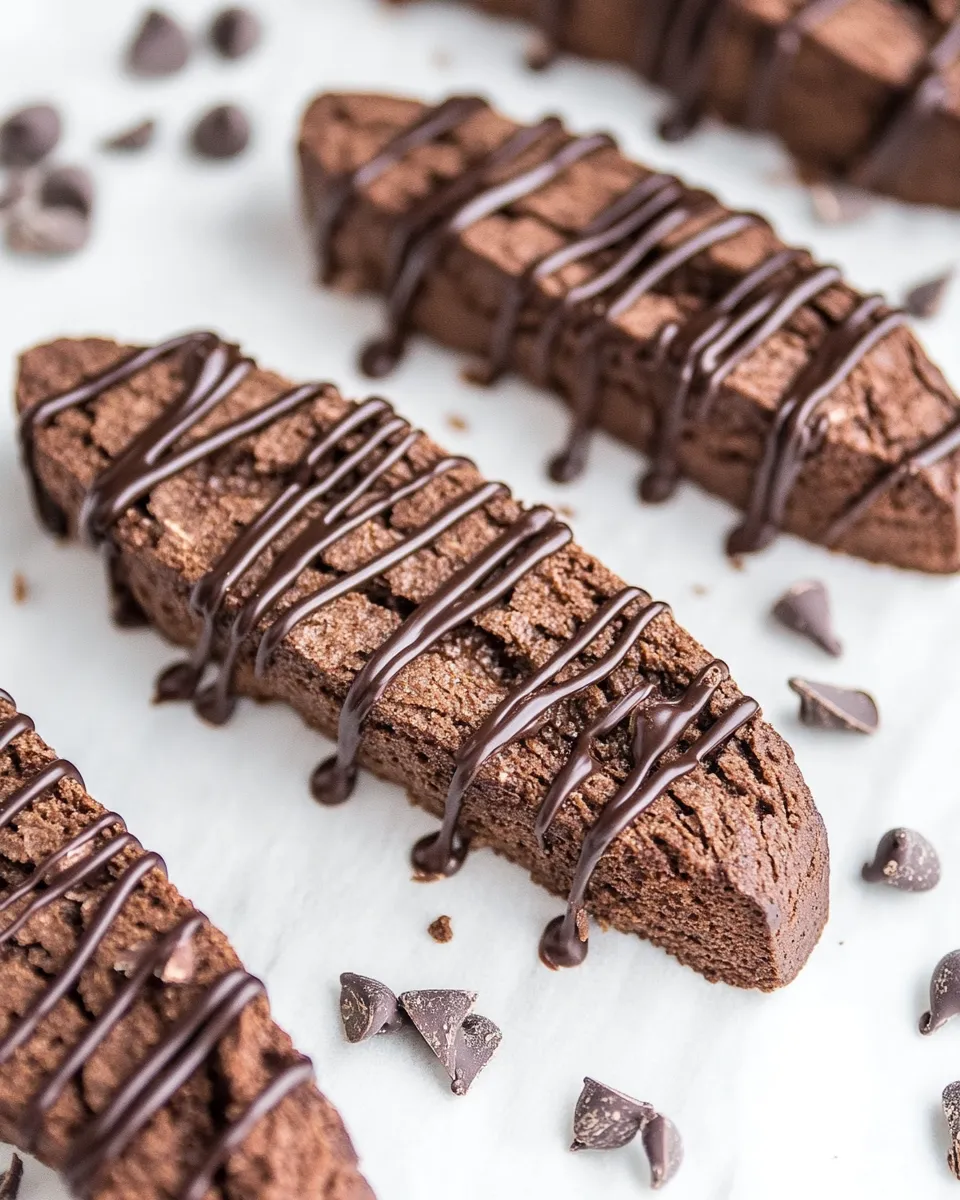 Homemade Triple Chocolate Biscotti photo