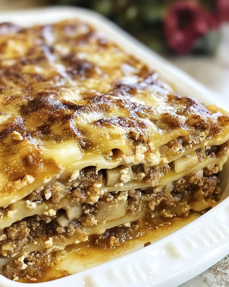 Delicious Turkey Pasteln (Sweet Plantain Lasagna) shot