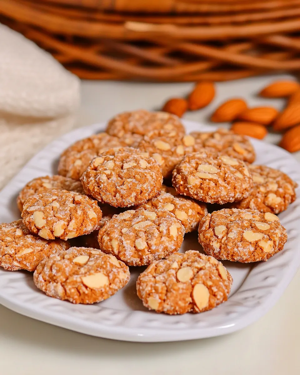 Classic Turkish Almond Cookies: Acbadem Kurabiyesi image