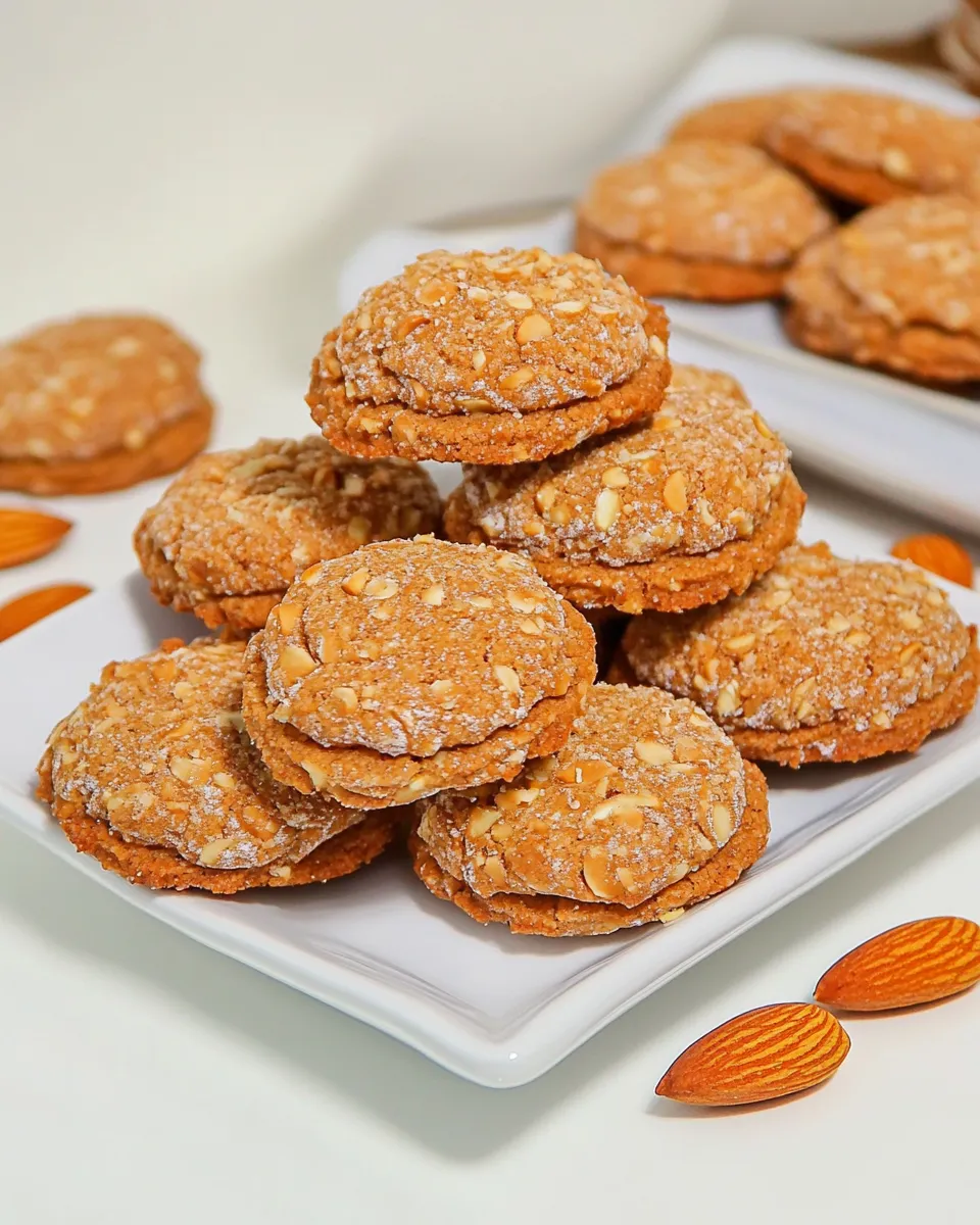 Delicious Turkish Almond Cookies: Acbadem Kurabiyesi shot