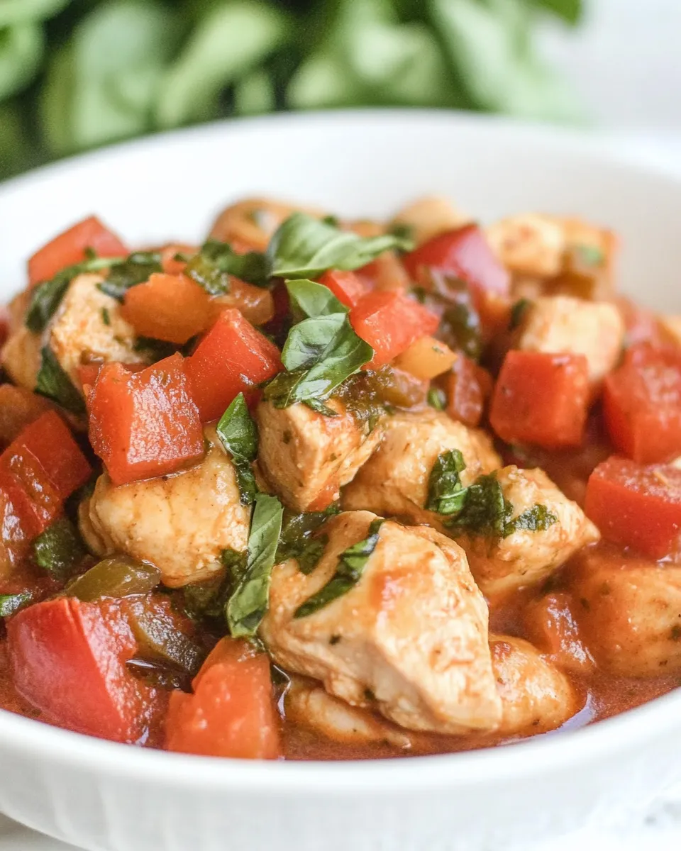Easy Tuscan Basil Chicken picture